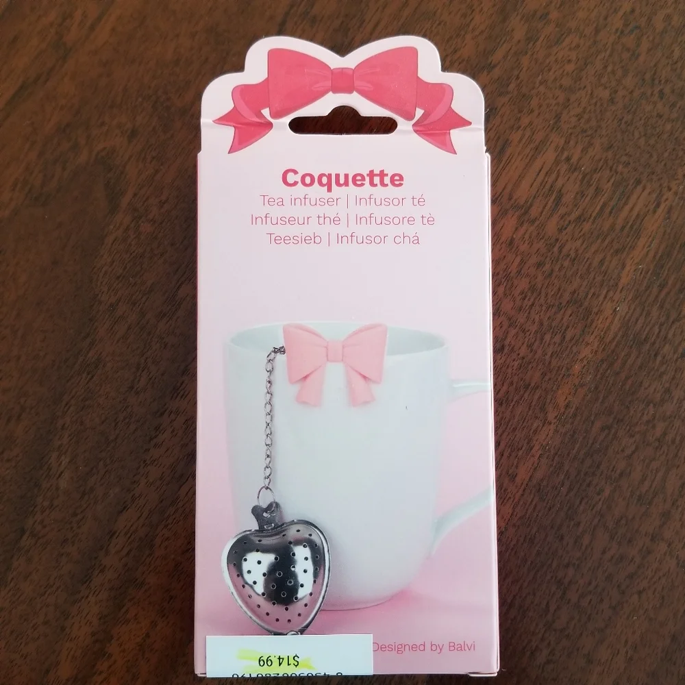 2/$14 Tea Infuser Coquette Heart Shape